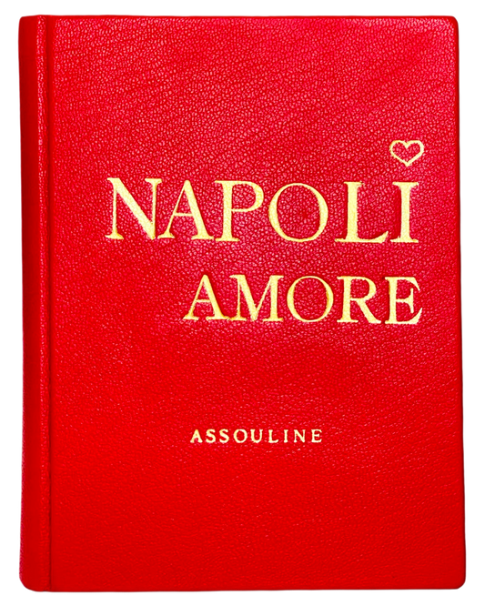 Napoli amore leather book clutch by m design assouline