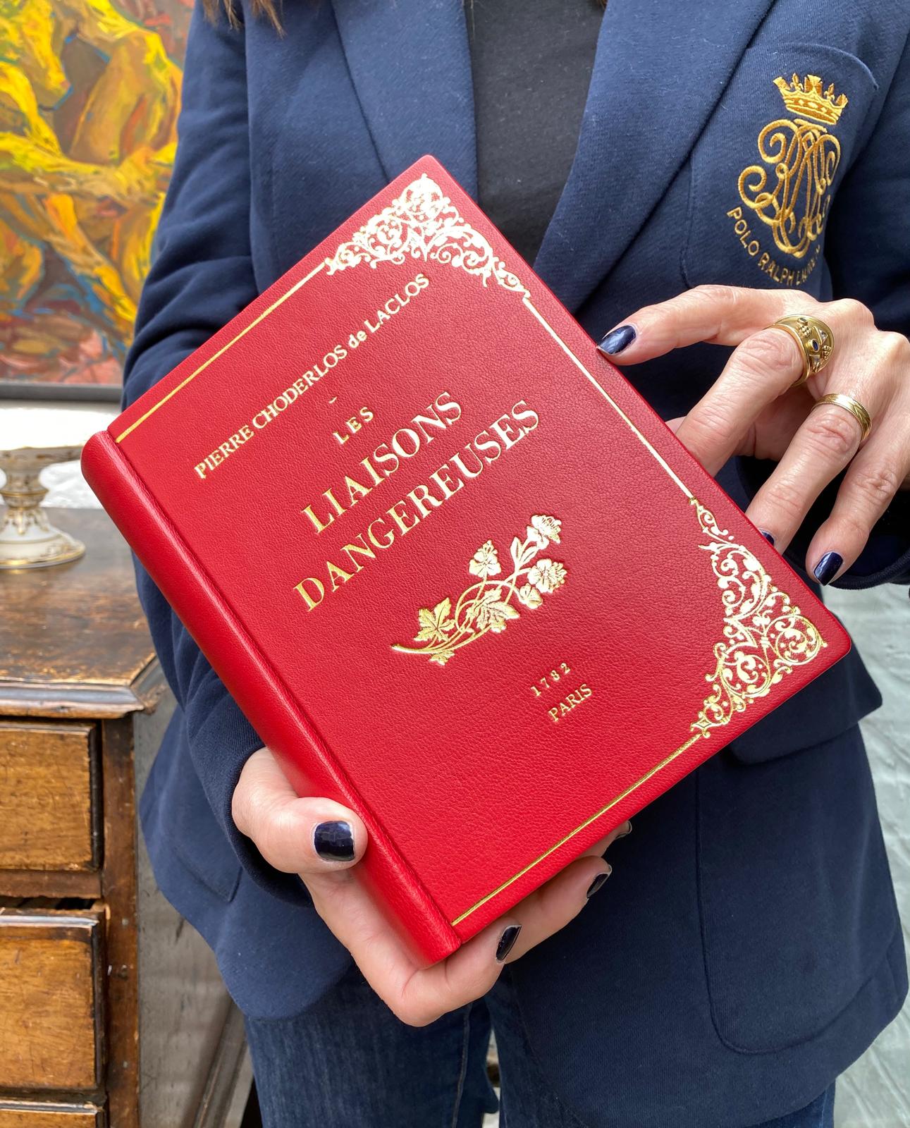 Les Liaisons Dangereuses - leather Book Clutch