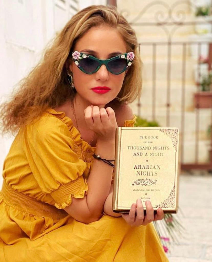 Arabian Nights - leather Book Clutch