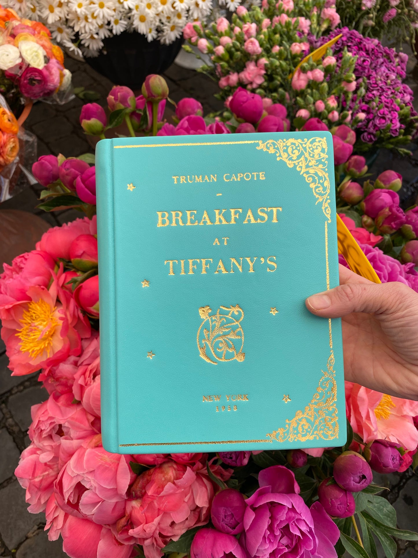 Breakfast at Tiffany's - leather Book Clutch