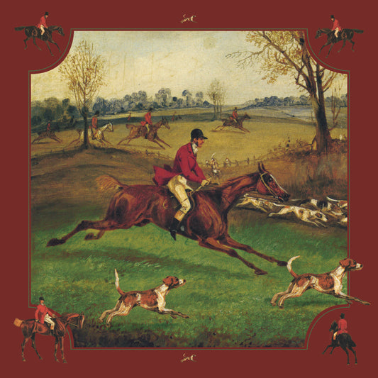 Gentlemen on Galloping Horses - Small Silk Scarf