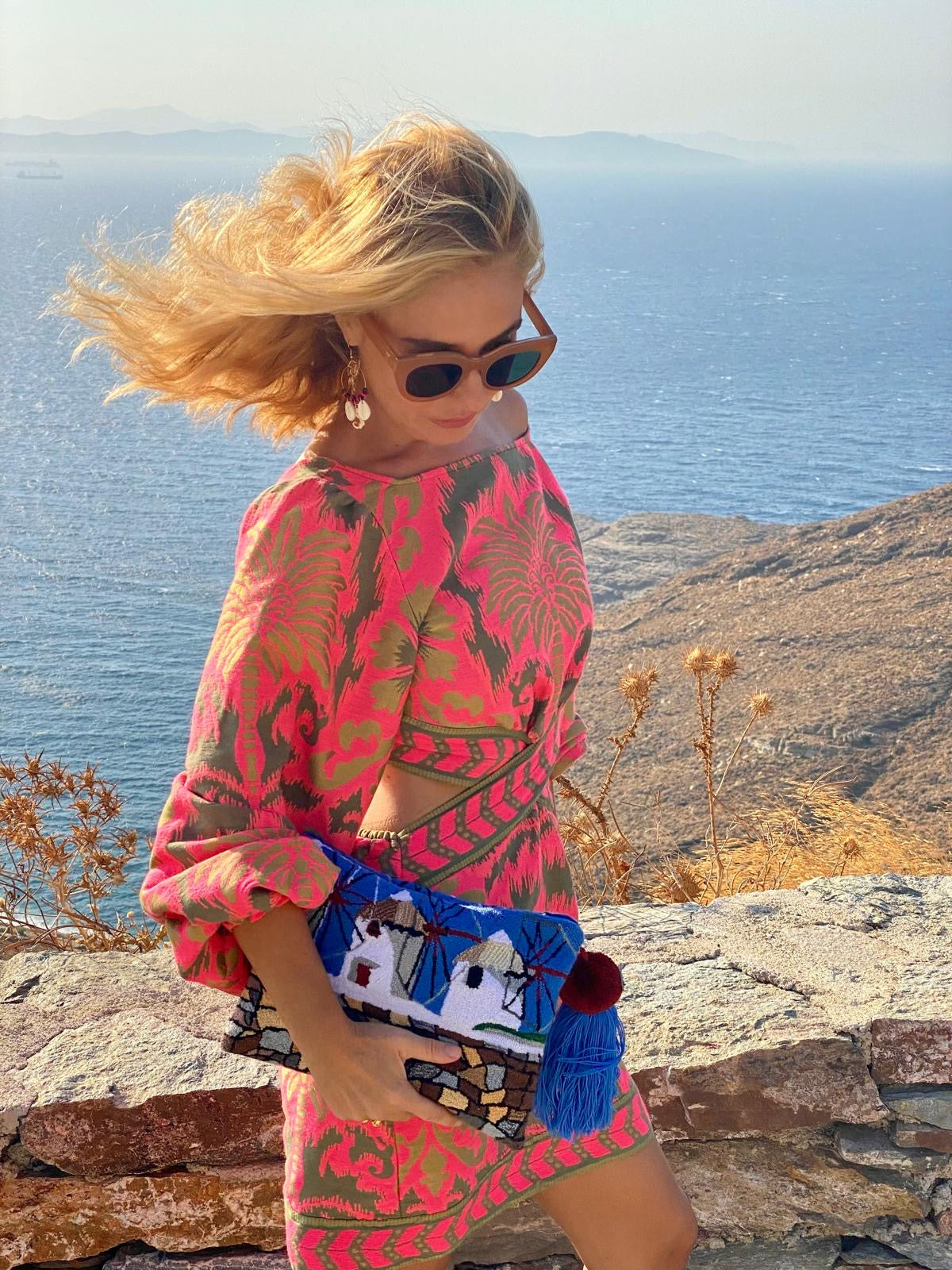 Greek Island Clutch