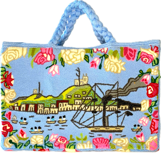 The Island - Woven Tote Bag