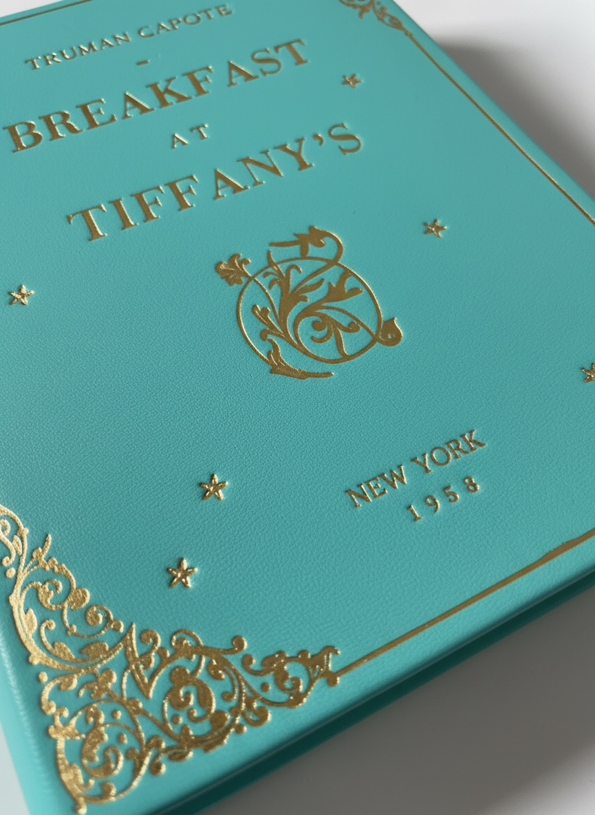 Breakfast at Tiffany's - leather Book Clutch