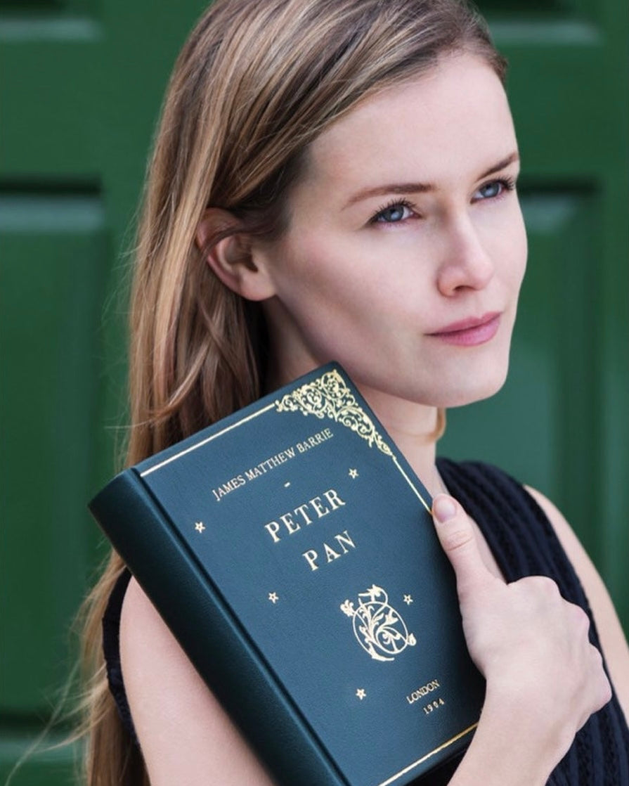 Peter Pan - leather Book Clutch