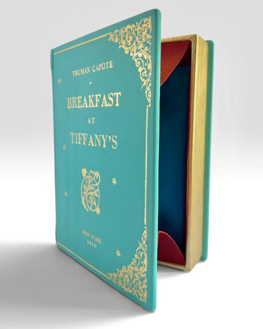 Breakfast at Tiffany's – Leather Book Clutch | By M. Design – By M