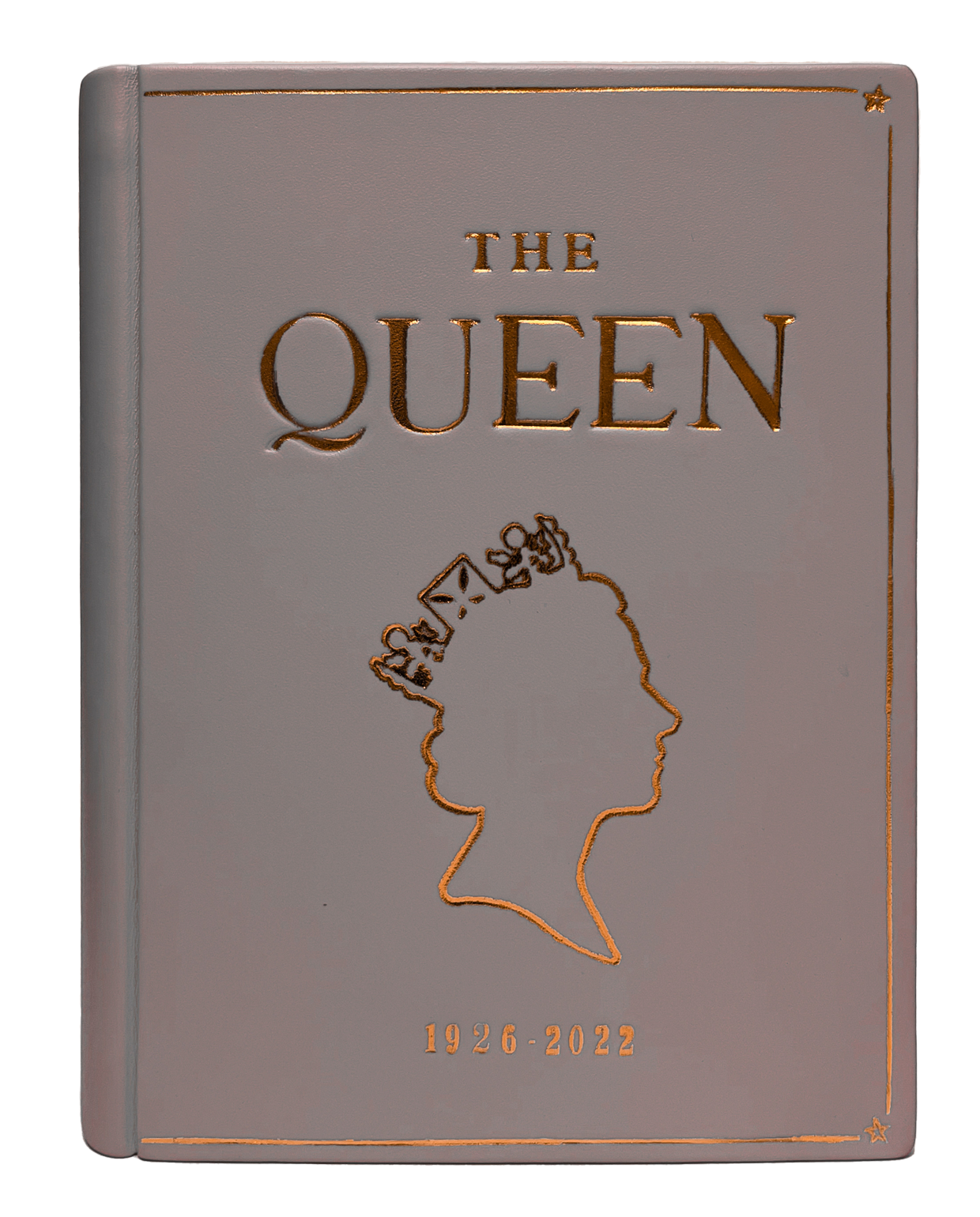 The Queen - leather Book Clutch