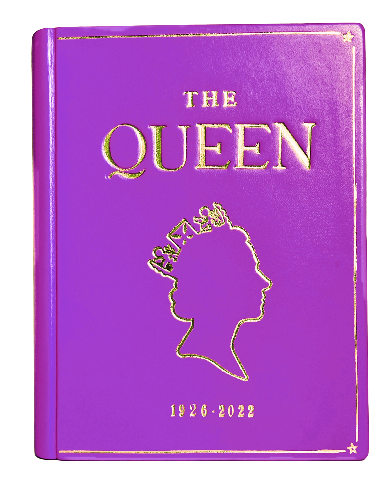 The Queen - leather Book Clutch