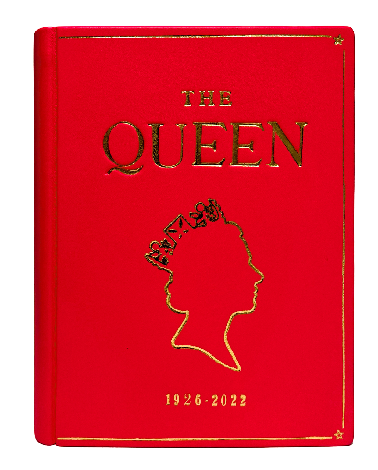 The Queen - leather Book Clutch